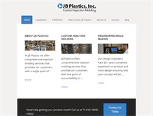 Tablet Screenshot of jb-plastics.com